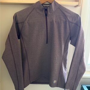 Carhartt Women’s Force Quarter-Zip in Deep Purple